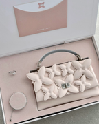 CHARLES & KEITH 小CK 七夕限定禮盒粉色花朵包肩背包手鏈戒指 CK17-20271828-A