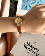 Vivienne Westwood Maida 皮革 腕錘 手錘 真皮 荔枝紋 黑色 咖色 西太后 薛薛安