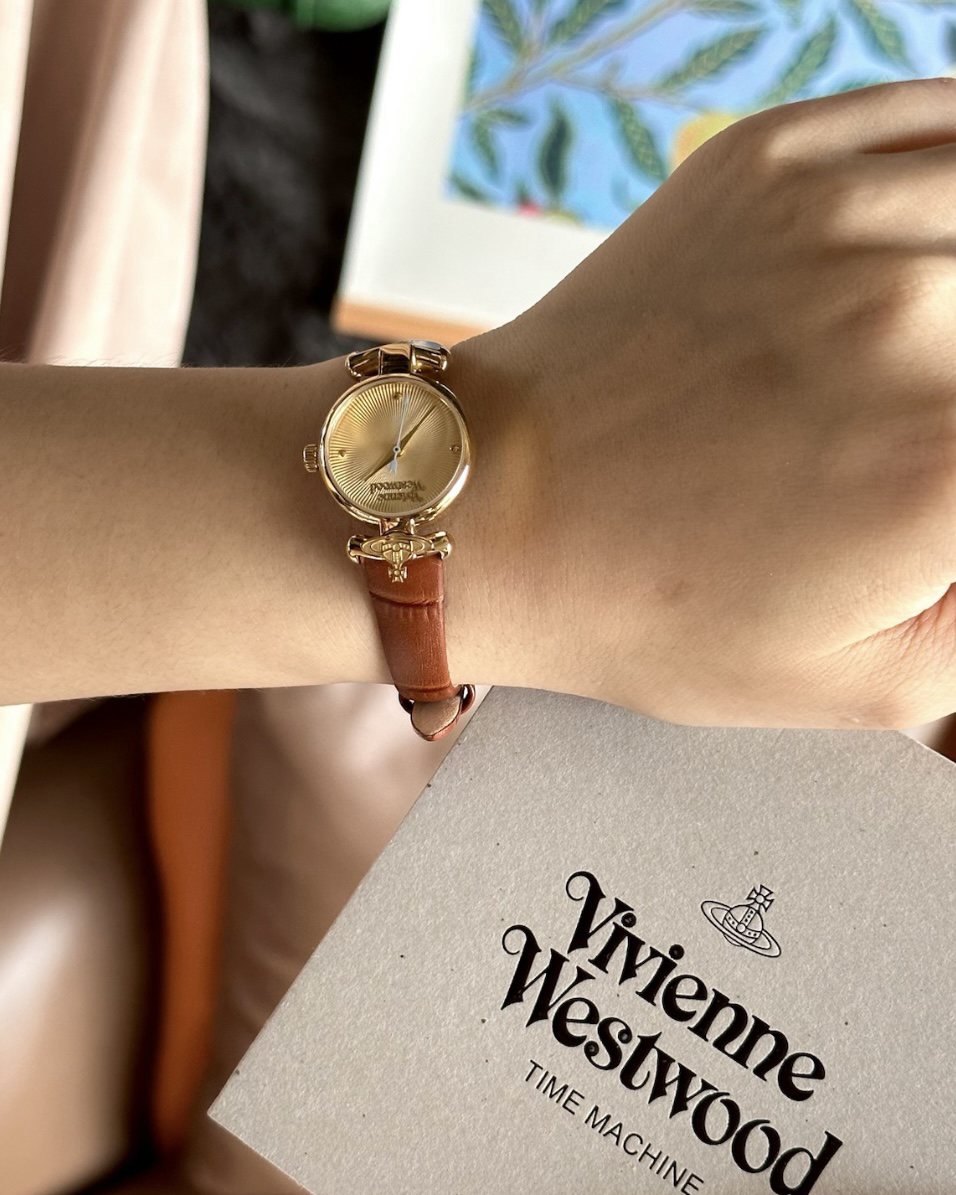 Vivienne Westwood Maida 皮革 腕錘 手錘 真皮 荔枝紋 黑色 咖色 西太后 薛薛安