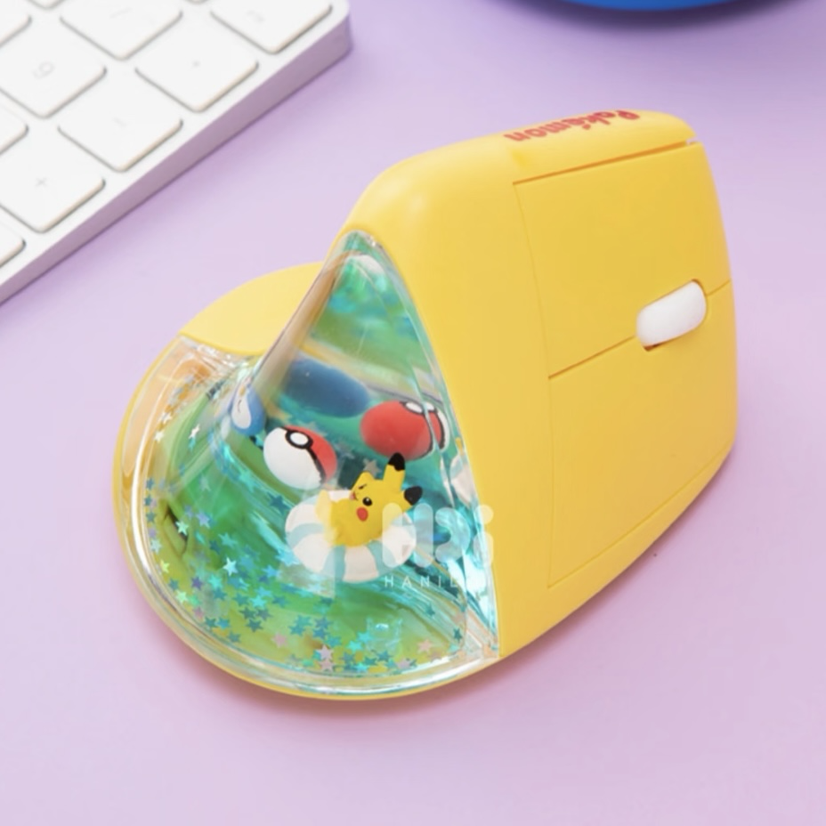 正版授權韓國🇰🇷 HANILDI 寶可夢 人體工學滑鼠 半透明 無線 藍牙 Pokémon 聯名