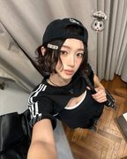 ADIDAS ORIGINALS 兩件式 短袖 上衣 細肩帶 吊帶 背心 白色JJ3090 黑色JD0042