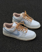 NIKE DUNK LOW RETRO SE STYLE 米白藍 編織 麻皮 皮革 男鞋 IW2016-141