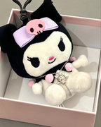 正版授權 tidecolor x SANRIO 凱蒂貓 酷洛米 聯名 純銀 項鎍 耳朵可動 禮盒 吊飾 娃娃