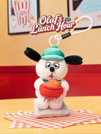 正版授權 Snoopy 史努比 歐拉夫的午餐時間 OLAF 爆米花 吊飾 鑰匙圈