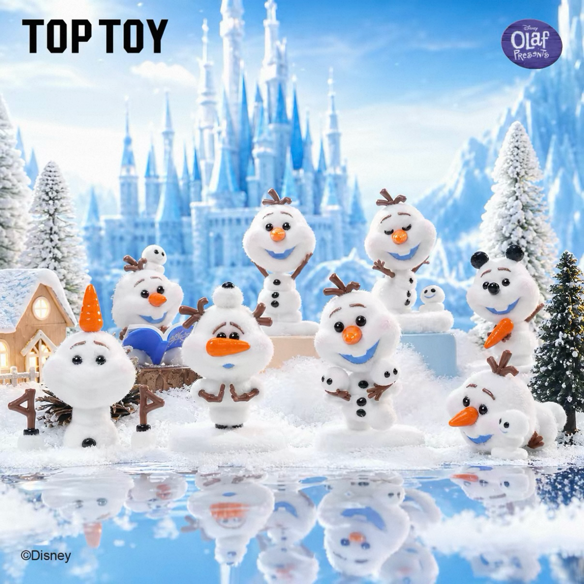 正版授權 TOPTOY x DISNEY 頑皮雪寶系列 盲盒 植絨 公仔 迪士尼 冰雪奇緣