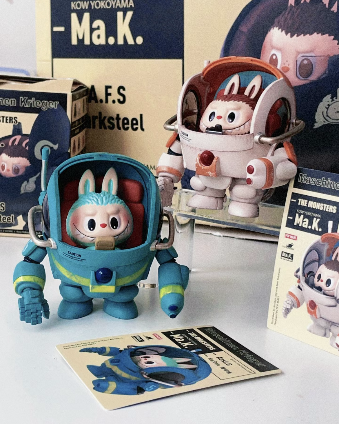 POPMART THE MONSTERS LABUBU x 橫山宏 Ma.k. 機甲 盲盒 泡泡瑪特