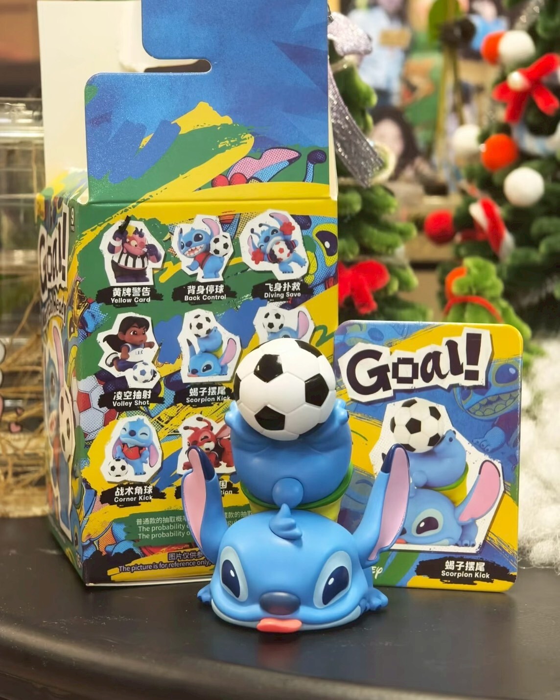 正版授權 MINISO x 迪士尼 史迪奇 Goal!場上見系列 盲盒 公仔