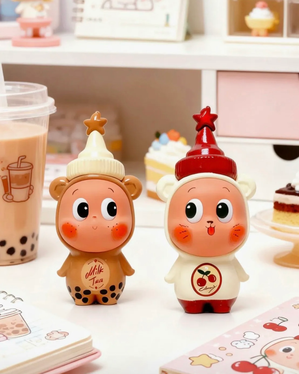 POPMART 星星人 隨心配系列 吊卡 珍珠奶茶&櫻桃冰茶 公仔 擺件 泡泡瑪特 TWINKLE TWINKLE