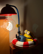 正版授權Minions Fishing Lamp 小小兵 釣魚氛圍燈 夜燈 公仔