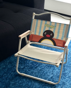 正版授權PINGU 企鵝家族 克米特椅 露營 摺疊椅