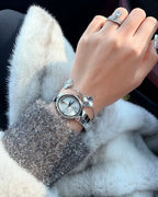Vivienne Westwood Armour Watch 經典盔甲蛇骨腕錶 銀色