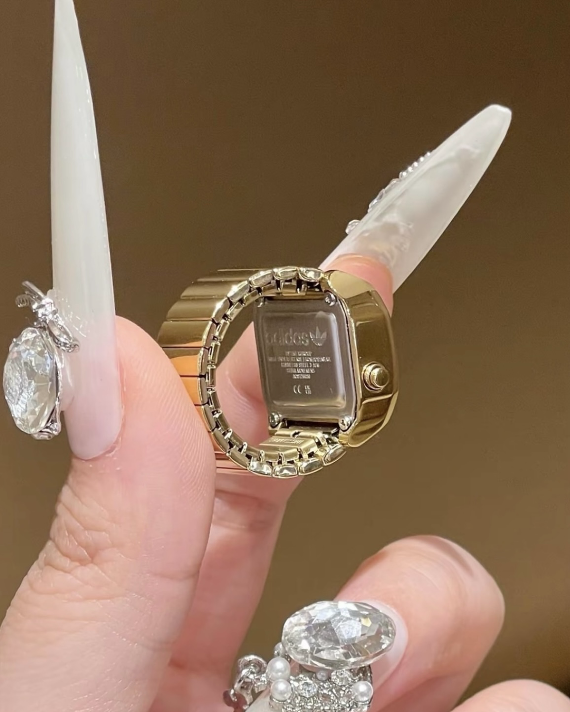Adidas Originals x Timex Digital Two Ring 戒指手錶 不鏽鋼 石英機芯