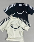 ADIDAS ORIGINALS 兩件式 短袖 上衣 細肩帶 吊帶 背心 白色JJ3090 黑色JD0042
