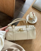 CHARLES & KEITH 小CK Gwynne 金屬釦托特包法棍包單肩包肩背包 CK2-30271744