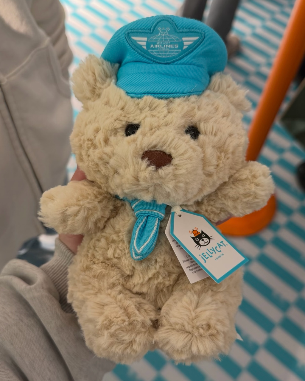 JELLYCAT x Harrods 倫敦限定 機場熊 巴塞羅熊 聯名 毛絨娃娃