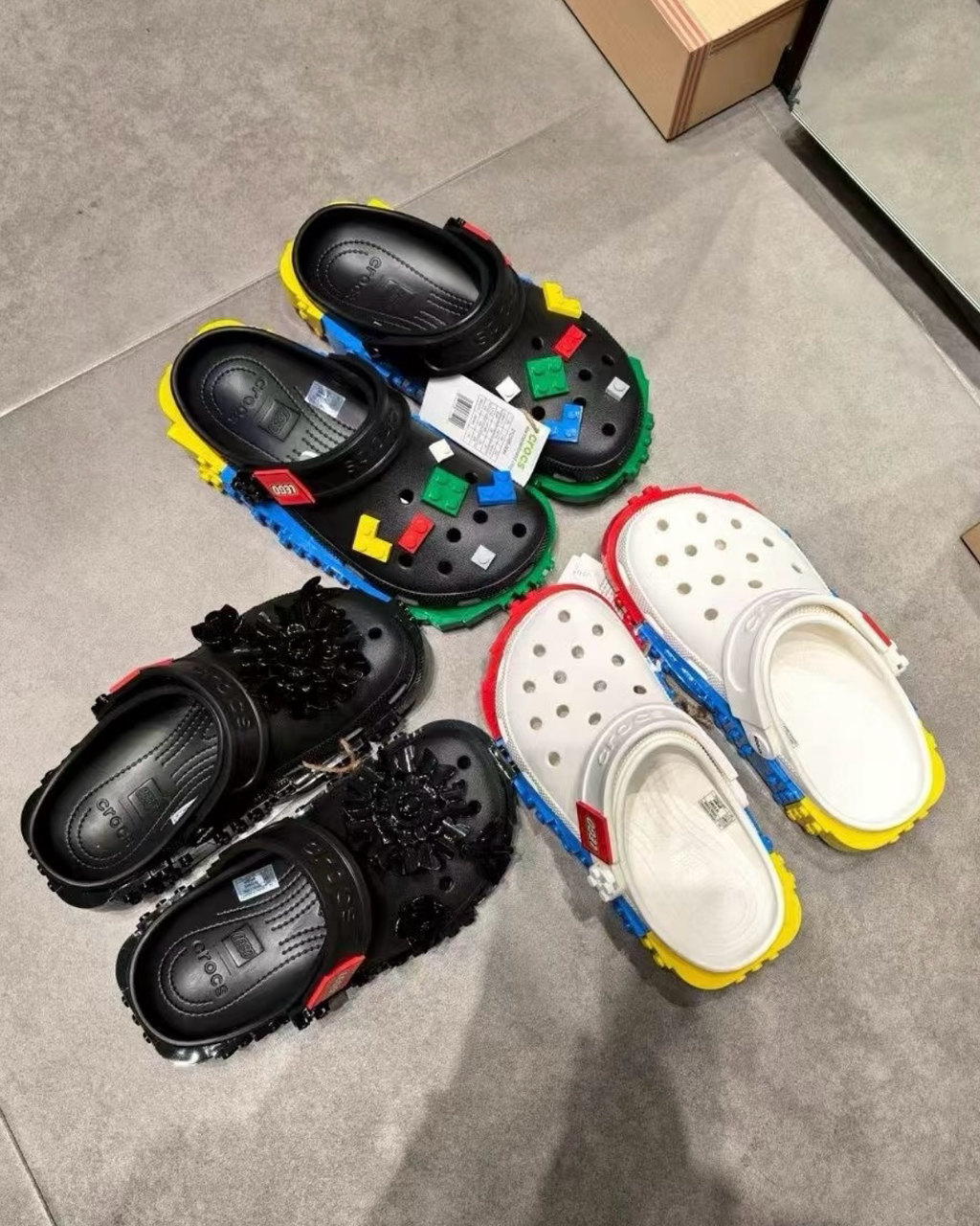 CROCS x LEGO 樂高 聯名 洞洞鞋 拖鞋 男女鞋 2色