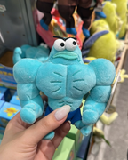 正版授權海綿寶寶 比奇堡 肌肉路人魚 苦GYM甘來 毛絨吊飾 挂件