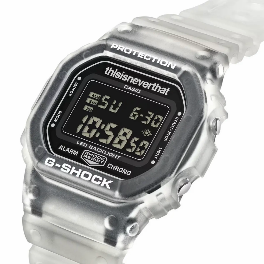 CASIO 卡西歐 x thisisneverthat G-SHOCK 聯名款 數位 防水 可調式錨帶 手錨