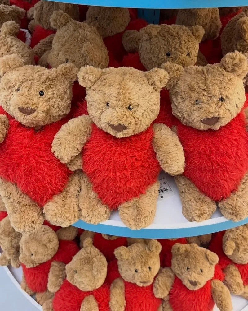 JELLYCAT 愛心 巴塞羅熊 玩偶 毛絨公仔 26CM