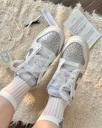 NIKE DUNK LOW NN 金屬銀白 線帶 Y2K 低筒 女鞋 張員瑛同款 IB7311-001