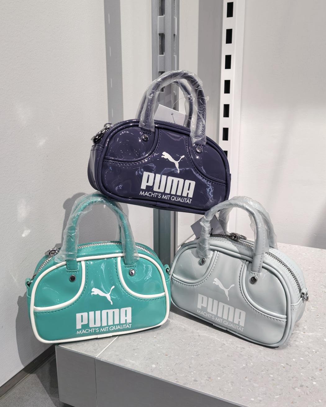 PUMA METALLIC MICRO GRIP BAG 迷你波士頓包 復古 手提包 斜背包 7色