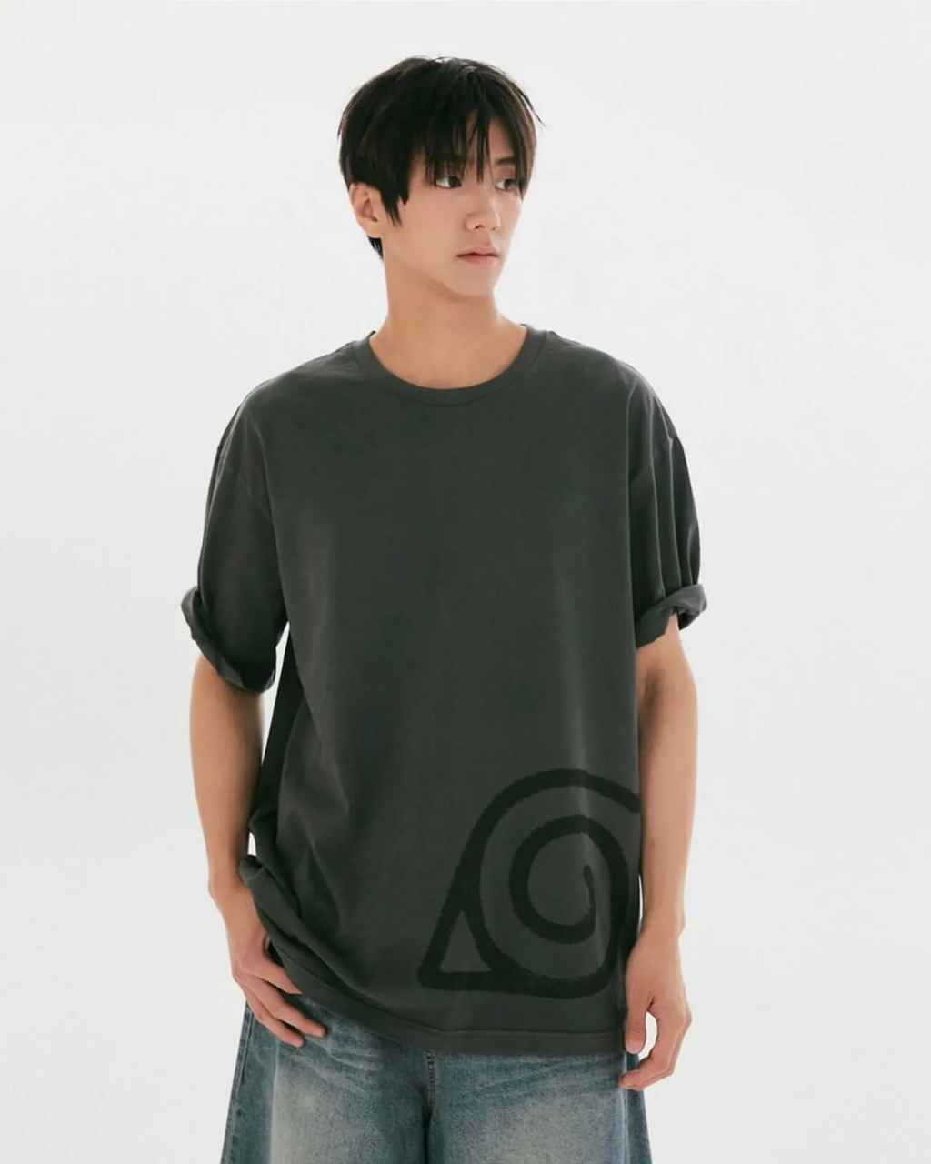 韓國SPAO x 火影忍者 聯名 睡衣 短袖上衣 眼罩 披肩 套裝