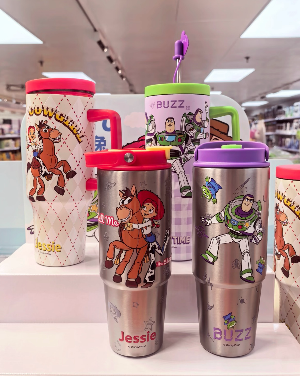 正版授權玩具總動員 不鏽鋼吸管杯 提把杯 冰壩杯 TOY STORY DISNEY 迪士尼