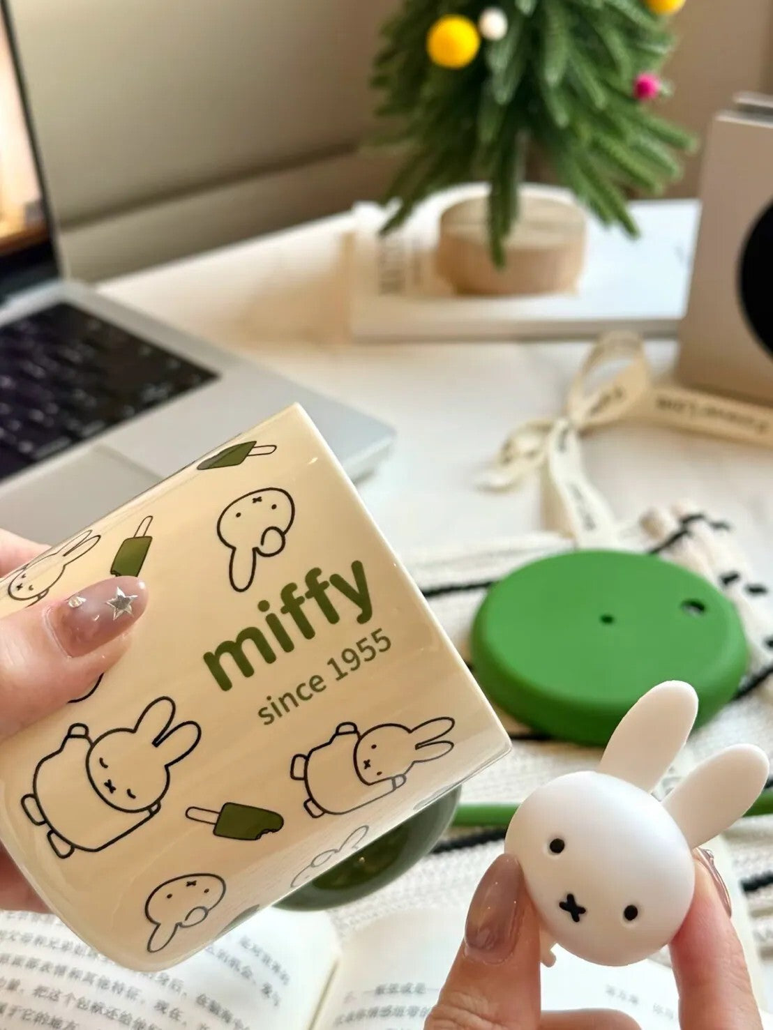 MIFFY 米菲聯名款 胖胖 吸管 馬克杯 330ML
