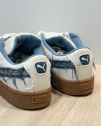PUMA SUEDE XL 米白 牛仔 鬚邊 焦糖底 板鞋 休閒鞋 女鞋 403228-01