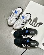 Adidas Samba OG Mule 經典麼皮焦糖底穆勒鞋半拖懶人鞋白色黑色 LB3814 LB3815