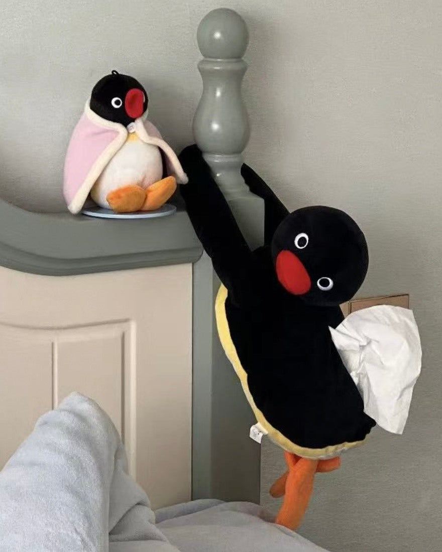 來抽我呀! 🐧PINGU 懸挂式 面紙盒