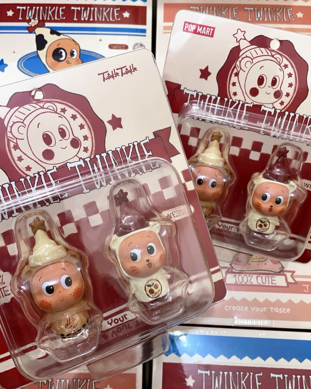 POPMART 星星人 隨心配系列 吊卡 珍珠奶茶&櫻桃冰茶 公仔 擺件 泡泡瑪特 TWINKLE TWINKLE
