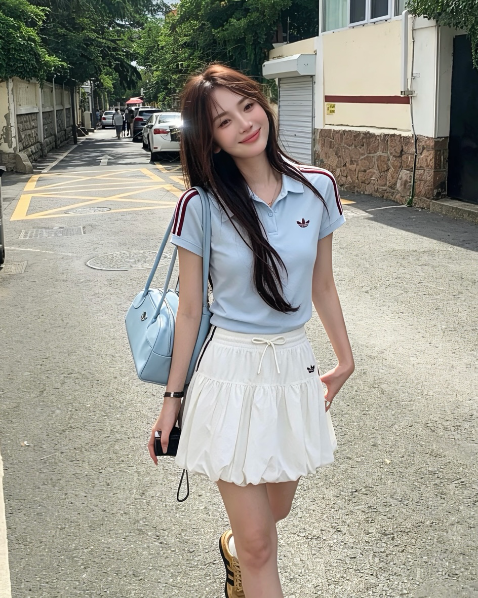 ADIDAS ORIGINALS BUBBLE 泡泡裙蓬蓬裙三線廣鬆黑色KU4773白色KU4774
