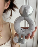 JELLYCAT 趣味婚戒 鑽戒 求婚 戒指 娃娃 毛絨 玩偶 20cm