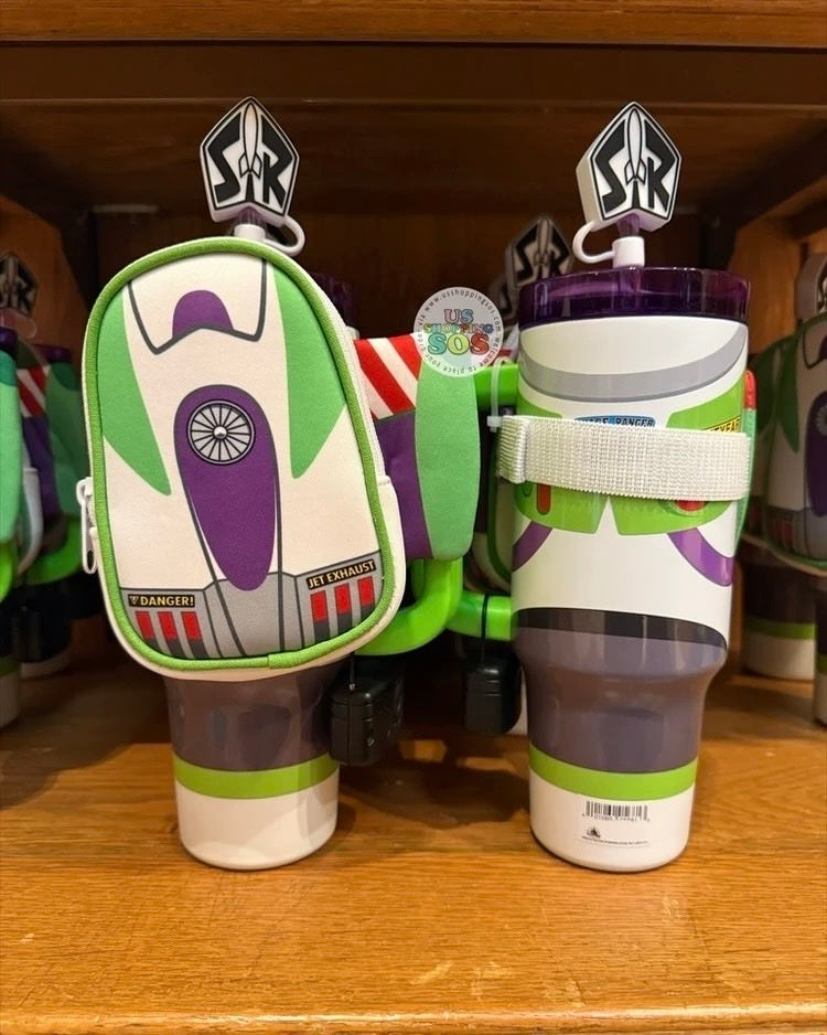 日本限定 DISNEY 玩具總動員 巴斯光年 不鏽鋼吸管杯 保溫杯 TOY STORY 迪士尼
