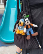 正版授權 DISNEY 迪士尼 高飛 布魯托 雨衣 掛件 毛絨 公仔
