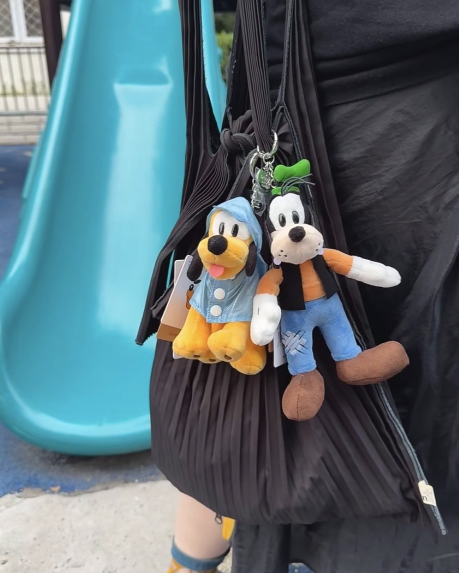 正版授權 DISNEY 迪士尼 高飛 布魯托 雨衣 掛件 毛絨 公仔