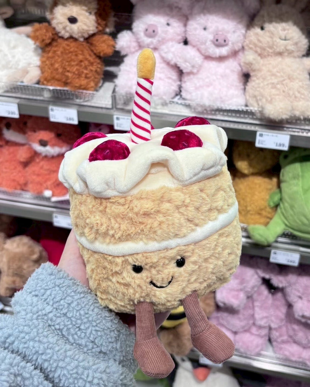 JELLYCAT 蛋糕邦尼兔 生日蛋糕 毛絨 安撫娃娃 玩偶
