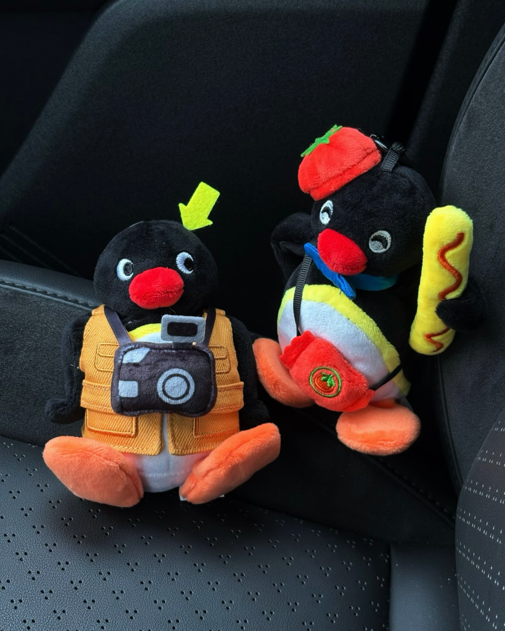 正版授權PINGU 企鵝家族 我有一個朋友系列 毛絨 吊飾 4款