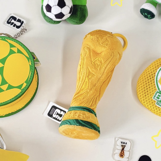 FIFA 2026 世界盃足球 大力神杯 獎盃 毛絨 娃娃 吊飾