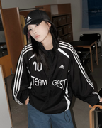 Adidas Adilenium Season 4 立領防風外套雙拉鏈袖子可拆白色KE7570黑色KE7569