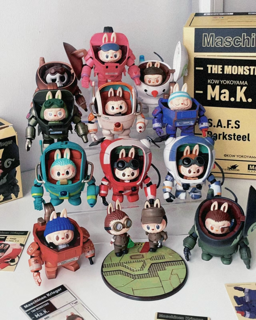 POPMART THE MONSTERS LABUBU x 橫山宏 Ma.k. 機甲 盲盒 泡泡瑪特