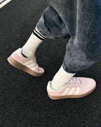 ADIDAS ORIGINALS BARREDA 櫻花粉 德訓鞋 休閒 女鞋