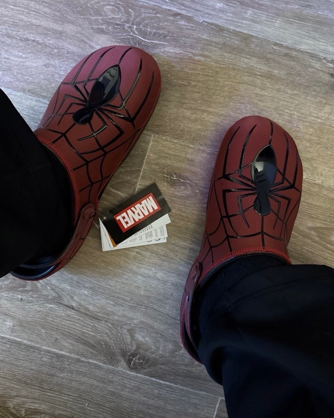 CROCS x MARVEL 漫威 Spider-Man Neo Classic Clog 蜘蛛人洞洞鞋拖鞋