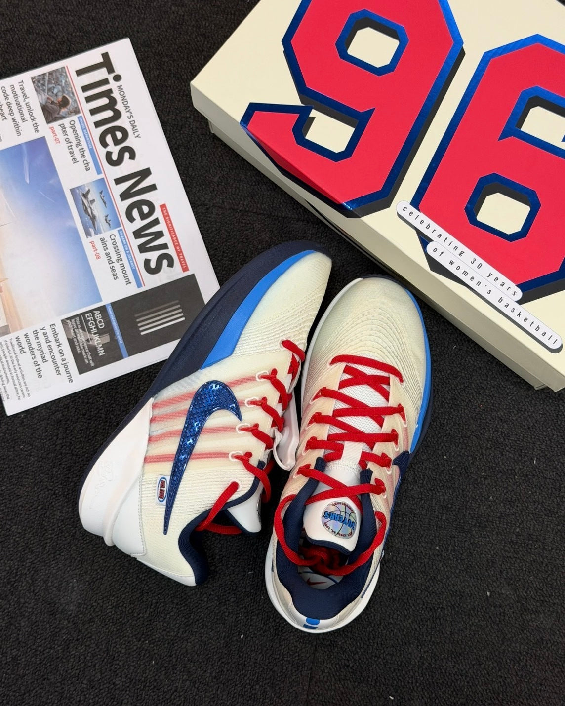 Nike Sabrina 3 WNBA 30th Anniversary 白紅藍 籃球鞋 IH1125-100