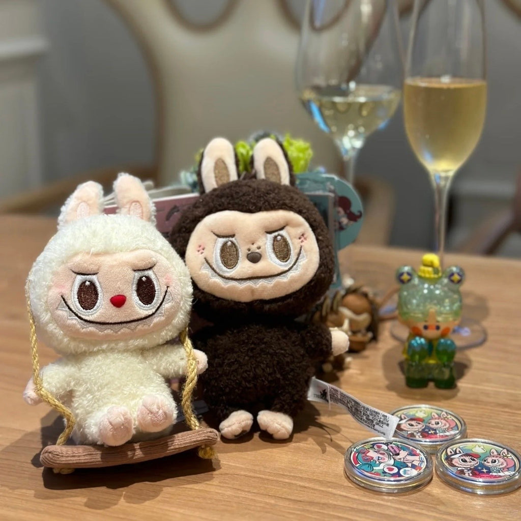 Labubu 樂園限定 木工坊系列盲盒 盪鞦韆 毛絨掛件 吊飾 POPMART 泡泡瑪特