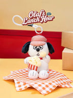 正版授權 Snoopy 史努比 歐拉夫的午餐時間 OLAF 爆米花 吊飾 鑰匙圈
