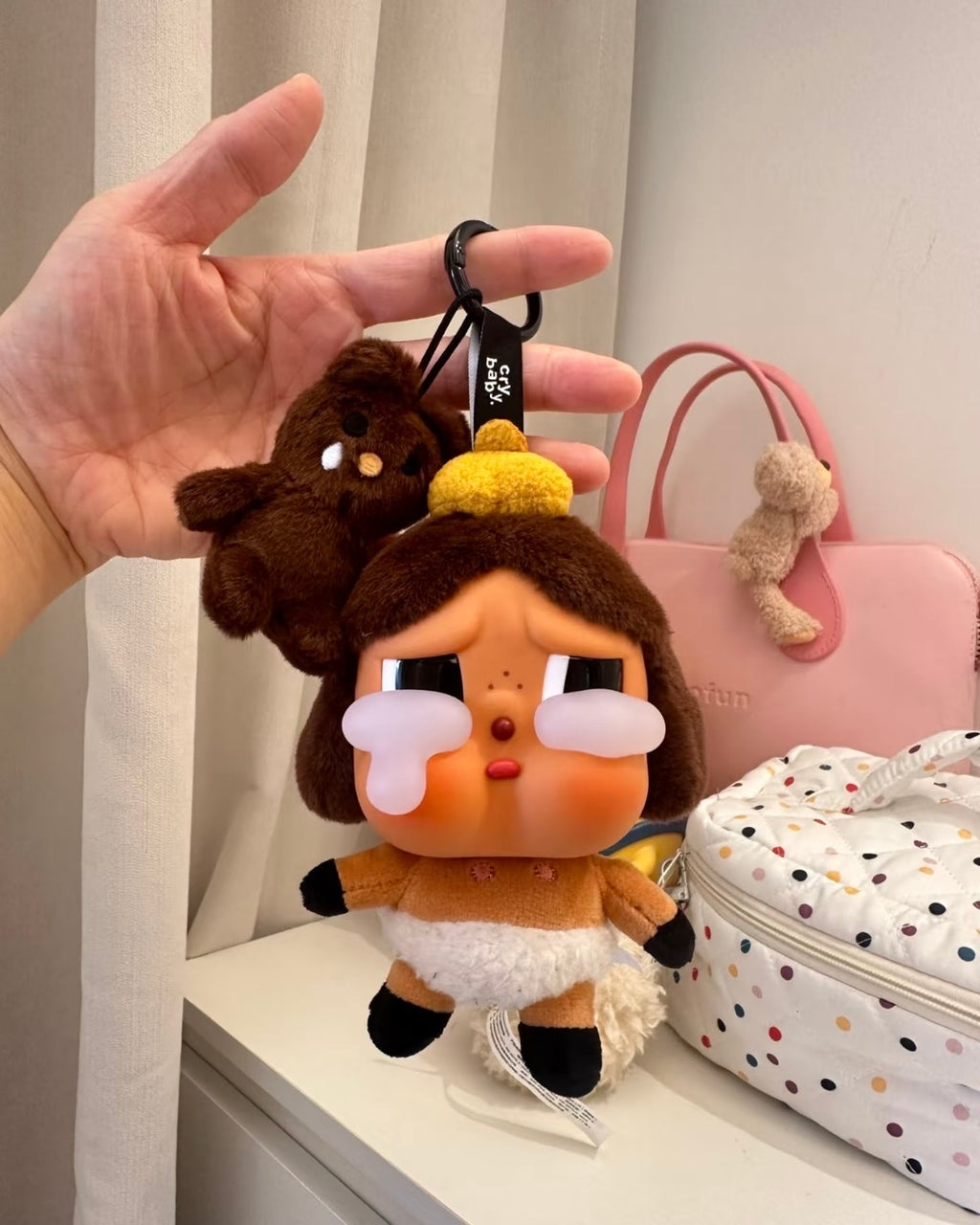 POPMART CRYBABY 眼淚工廠系列盲盒 毛絨 哭娃 吊飾 搪膠 泡泡瑪特