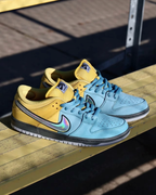 Nike SB Dunk Low Pro 藍黃撞色雷射勾磨砂霧面皮革低筒休閒鞋男鞋 IR1888-700