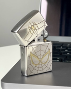 ZIPPO x MARVEL 漫威 蜘蘱人 聯名款 雷射雕刻 煤油打火機 禮盒裝
